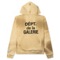 French Zip Hoodie - Tan
