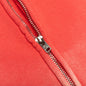 Sun Faded English Zip Hoodie - Red