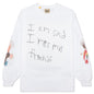 Gallery Dept. x Compound Kids I'm Sad L/S Tee - White