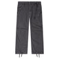 Garment Dye Rip Stop Pants - Black