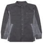 Garment Dye Rip Stop X Nylon Twill Shirt - Black