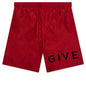4G Long Swim Shorts - Vermillon