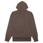 Barbed Wire Tufting Washed Hoodie - Chocolate