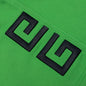 Boxy Fit Branding Embroidery Shorts - Apple Green
