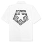 Boxy Fit Print Shirt - White