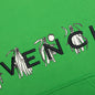 Branding Embroidery Classic Fit Hoodie - Apple Green