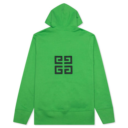 Branding Embroidery Classic Fit Hoodie - Apple Green