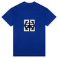 Classic Fit Branding Bonded T-Shirt - Ocean Blue