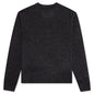 College Embroidery Crewneck Sweater - Black/Natural