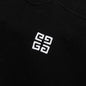 College Embroidered Slim Fit Sweatshirt - Black