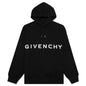Embroidered Hoodie Classic Fit - Black