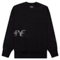 Logo Barbed Oversized Sweatshirt - Black