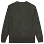 Oversized Crew Neck Sweater - Dark Green