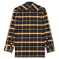 Oversized Shirt With Front Zips - Black/Yellow