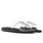 Slide Flat Sandals - White/Black