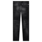 Slim Fit Denim W/ Zips - Black/White