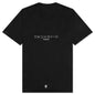 Slim Fit Reverse Print T-Shirt - Black