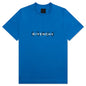 Slim Fit Reversed Print T-Shirt - Bright Blue