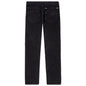 Straight Fit Denim Trousers - Flat Black