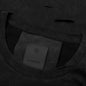 2 Layer Classic Fit Hole T-Shirt - Faded Black