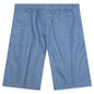 Glitter Baggy Denim Shorts - Light Indigo