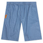 Glitter Baggy Denim Shorts - Light Indigo