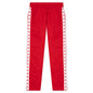 Star Jogging Pants - Tango Red/White