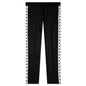 Women's Star Wide Leg Jogging Pant - Black/White