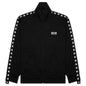 Star Zipped Track Jacket - Black/White