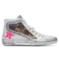 Women's Slide - White/Green Camouflage/Silver