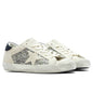 Women's Glitter Suede Super Star - Platinum/Beige/Black