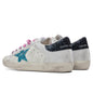 Women's Super-Star Sneakers - White/Light Blue/Dark Blue