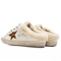 Women's Super Star Sabot - White/Chocolate Brown/Beige