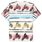 Gotcha Tee - White/Pink/Blue