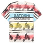 Gotcha Tee - White/Pink/Blue