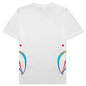 Gradation Side Shark Tee - White
