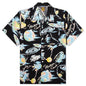 Graphic Aloha Shirt - Black