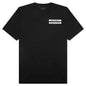 Gros Grain in Cotton T-Shirt - Black