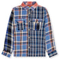 Crazy Check L/S Shirt - Blue