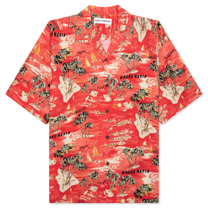 Hawaiian S/S Shirt Type-1 - Red