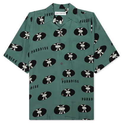 Hawaiian S/S Shirt Type-4 - Green