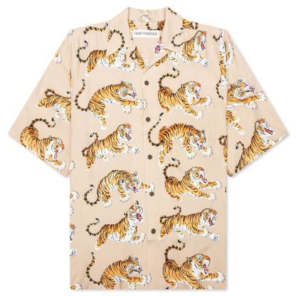 Hawaiian S/S Shirt Type-6 - Beige
