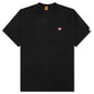 Heart Badge T-Shirt - Black