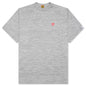 Heart Badge T-Shirt - Grey