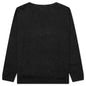 Heart Knit Sweater - Black