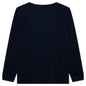 Heart Knit Sweater - Navy