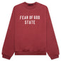 Heavy Fleece Crewneck - Crimson