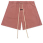 Heavy Fleece Soccer Short - Crimson