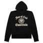 Heavy Fleece Vintage Shrunken Hoodie - Black
