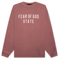 Heavy L/S Tee - Crimson